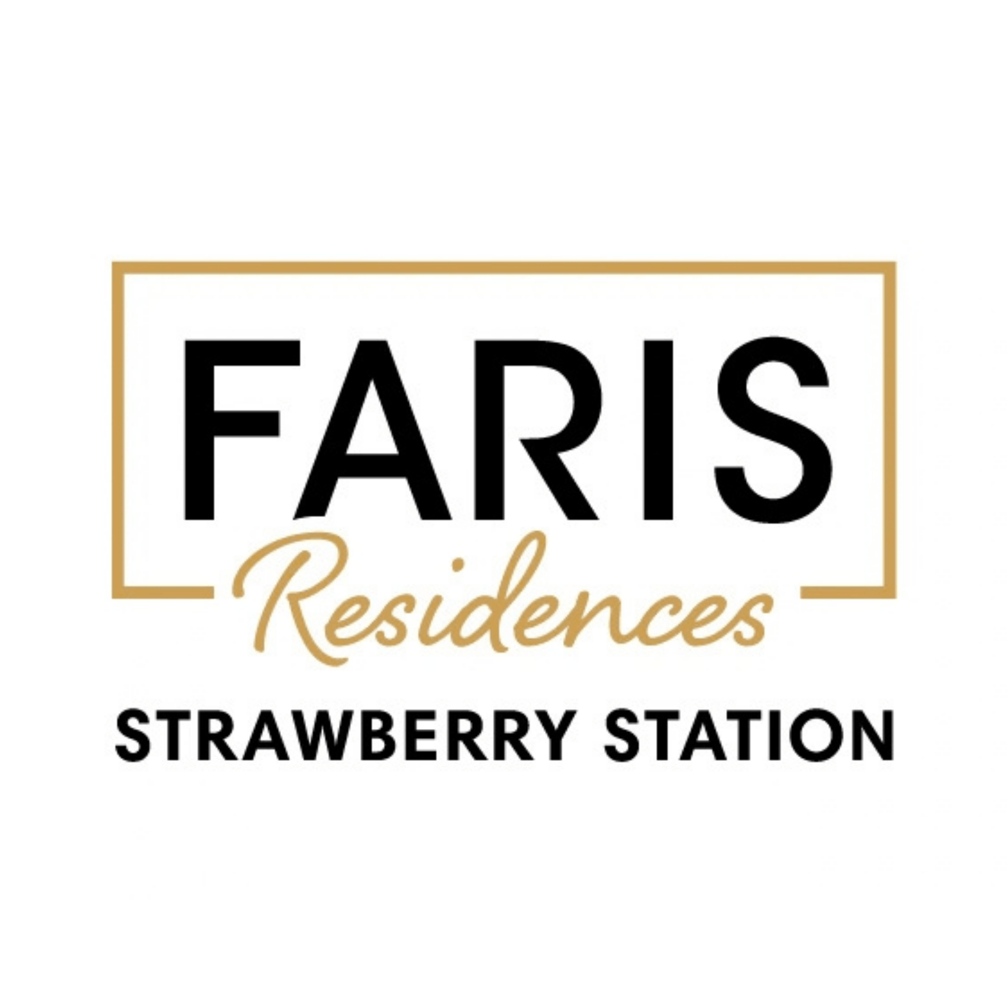 A logo for a company named Faris Residences.